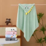 children's bath towel - 1 piece, cartoon pattern, soft and absorbent