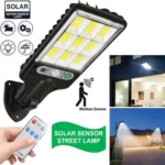 Lampe Solaire LED Puissante d’Extérieur avec Détecteur de Mouvement