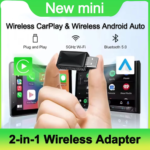NOUVEL Adaptateur Sans Fil CarPlay & Android Auto – Boîtier Intelligent Mini Plug & Play