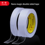 1 rouleau de ruban nano adhésif double-face multi-usage