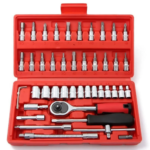 Coffret de Clés à Cliquet 46 Pièces