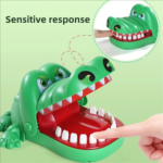 Jeu d’Alligator Croque-Doigt – Dents à Extraire, Réaction Rapide – Jeu Drôle et Original