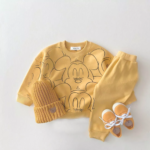 ensemble de vêtements d'été bébé garçon – design cartoon imprimé