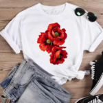 Watercolour floral T-shirt - spring/summer 2024 collection