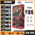 Retro portable game console R36S - 64 GB, 3.5" IPS display, 21 emulators, +15,000 games