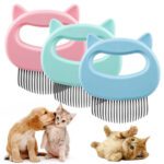 brosse de massage pour chat – outil de toilettage anti-poils morts