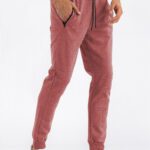 pantalon de jogging en coton chiné