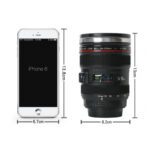 Mug Objectif Photo avec Couvercle Plat