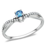 Bague DA120 en Acier Inoxydable Poli