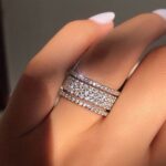 Bague Exquise en Argent pour Femme